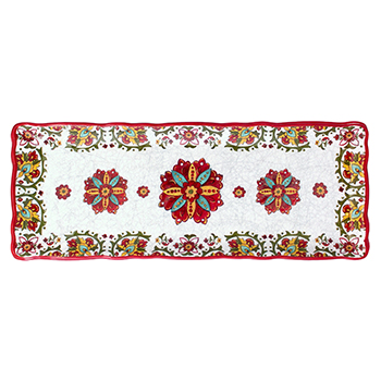 Le Cadeaux Baguette Tray Allegra Red